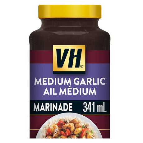 VH Medium Garlic Cooking Sauce, 341ml/11.5oz, Jar, {Imported from Canada}